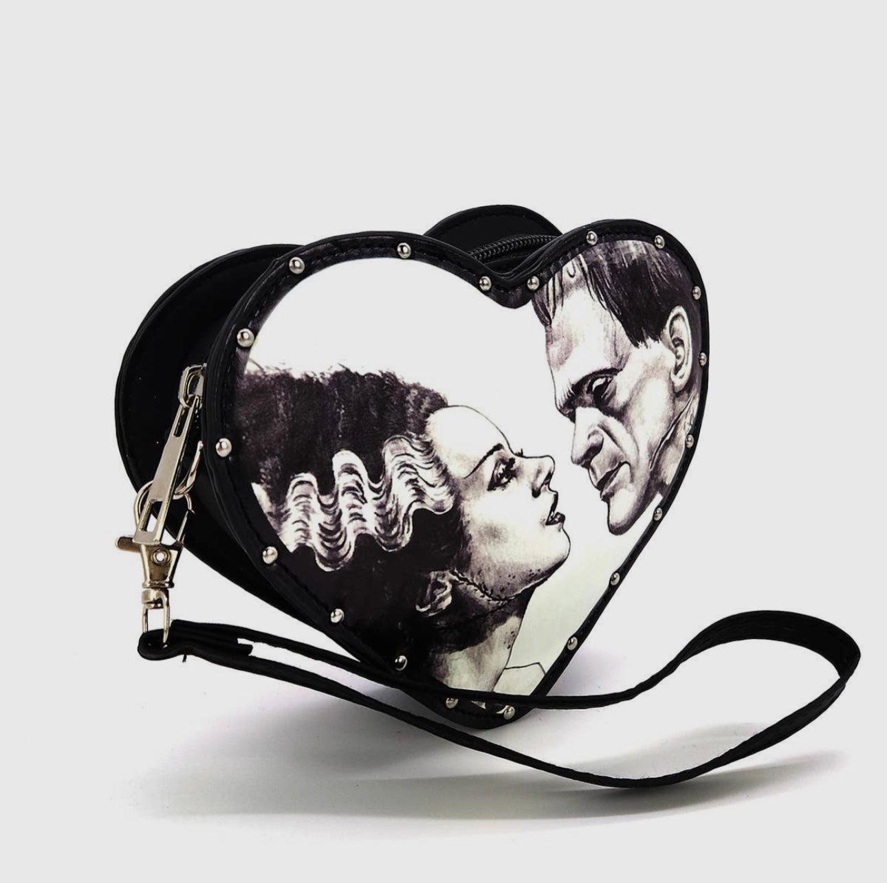 Heart shaped Frankie & Bride wristlet