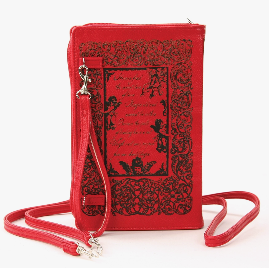 Book of Spells For Love Book Clutch Bag