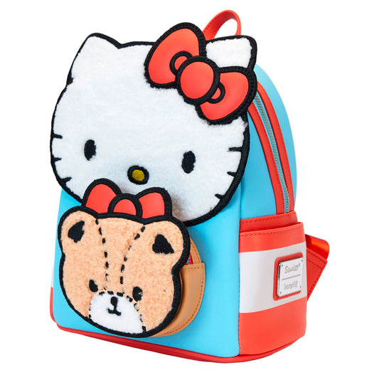 Sanrio Hello Kitty & Tiny Chum Bear Sherpa Mini Backpack