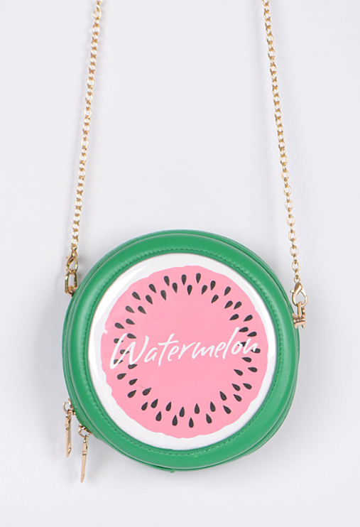 Round Watermelon Crossbody