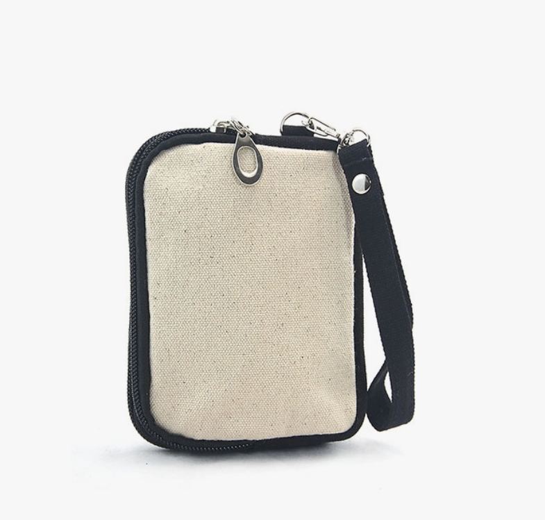 Vintage Print Head in A Jar Wristlet