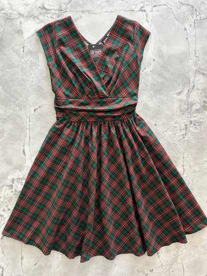 Holiday Plaid Greta Dress: M