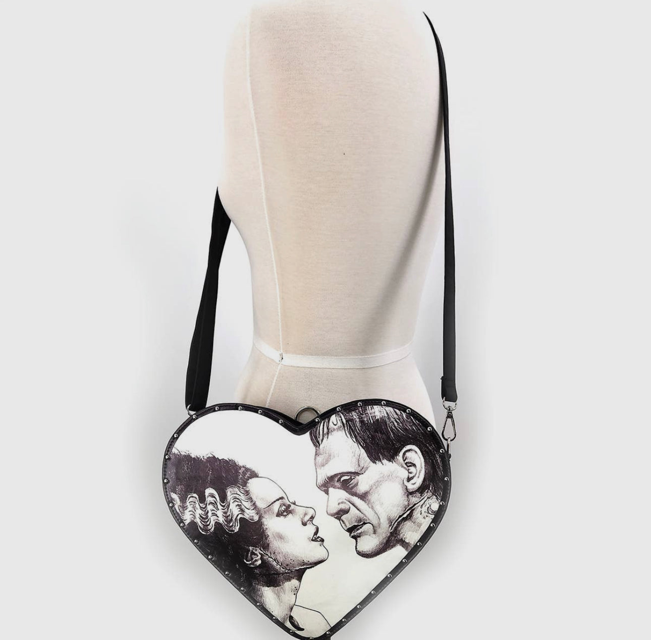 Heart shaped Frankie & Bride convertible bag