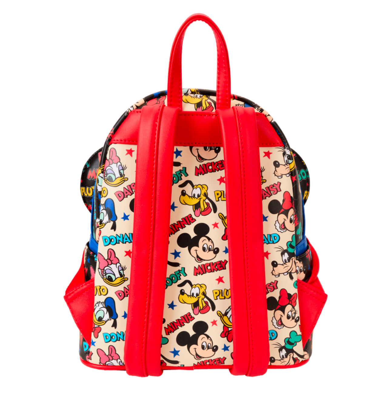 Mickey & Friends Classic All-Over Print Mini Backpack With Ear Headband
