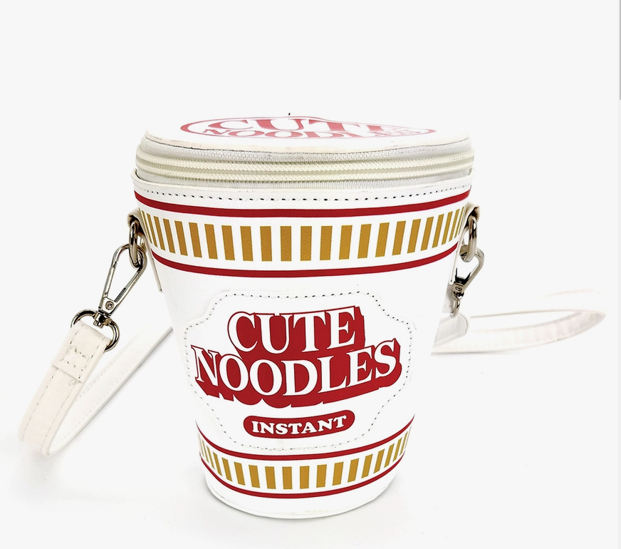Cute Noodles Cup Crossbody Bag