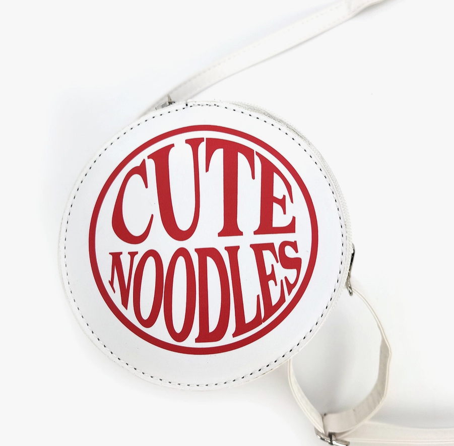 Cute Noodles Cup Crossbody Bag