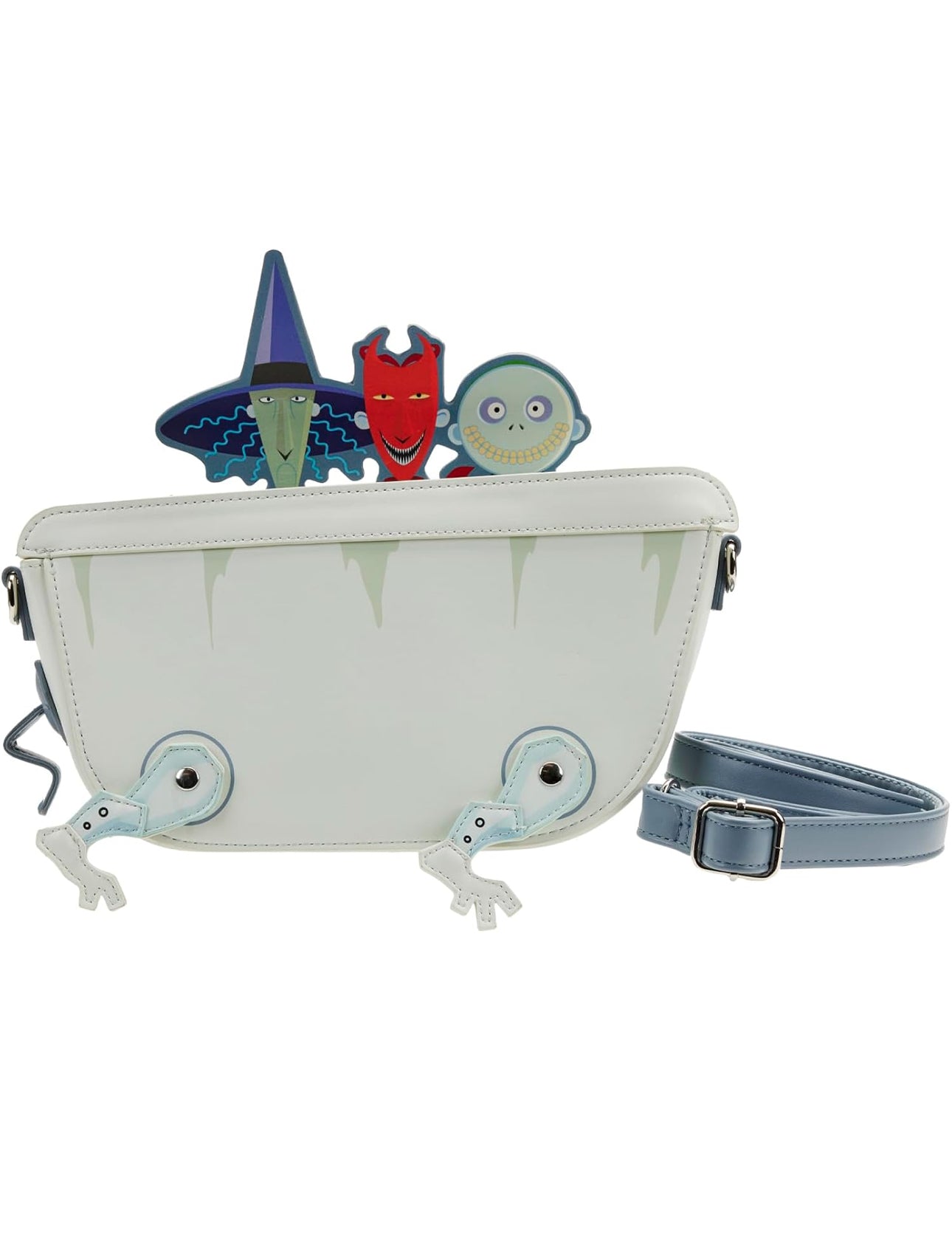 Loungefly Disney Nightmare Before Christmas Lock Shock Barrel Bath Tub Crossbody
