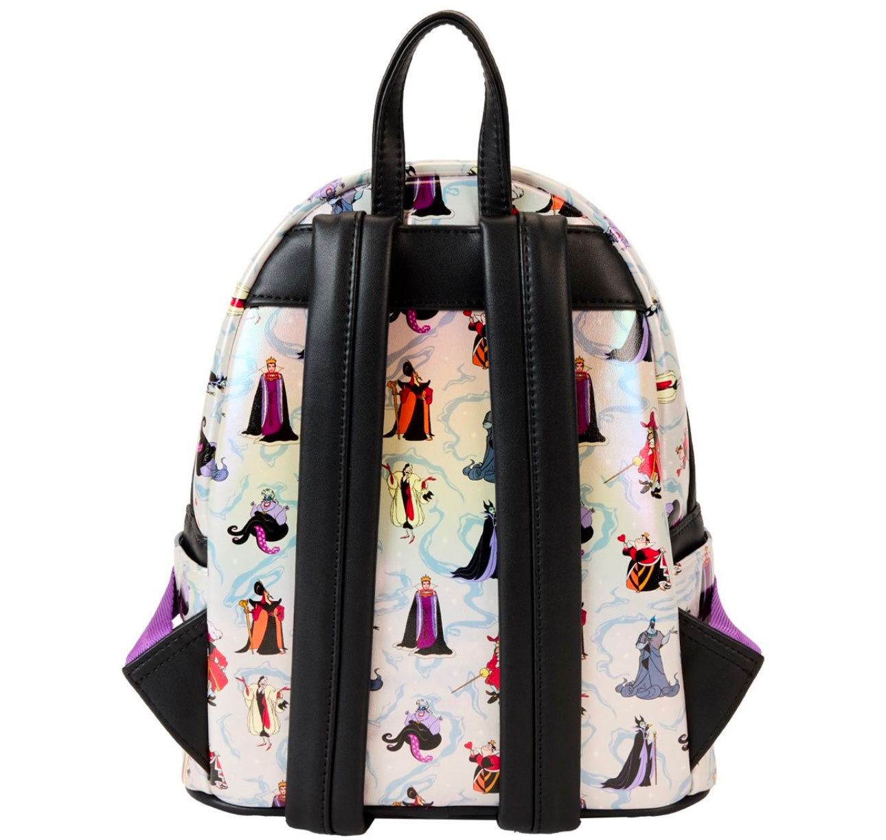 Disney Villains Iridescent All-Over Print Mini Backpack