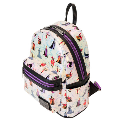 Disney Villains Iridescent All-Over Print Mini Backpack