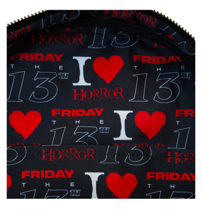 I Heart Horror Friday The 13th Mini Backpack