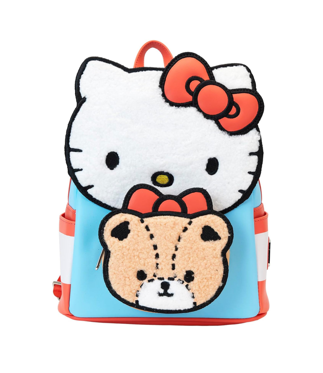 Loungefly Hello Kitty & Tiny Chum Sherpa Figural Mini Backpack