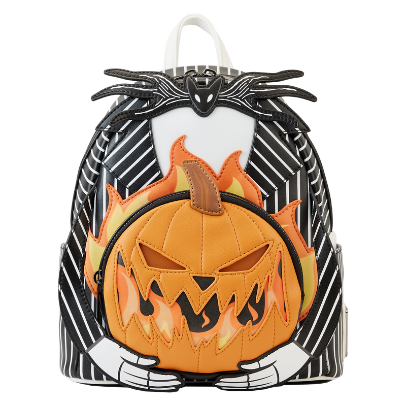 Nightmare Before Christmas Jack Pumpkin Glow Head Mini Backpack