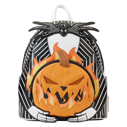 Nightmare Before Christmas Jack Pumpkin Glow Head Mini Backpack