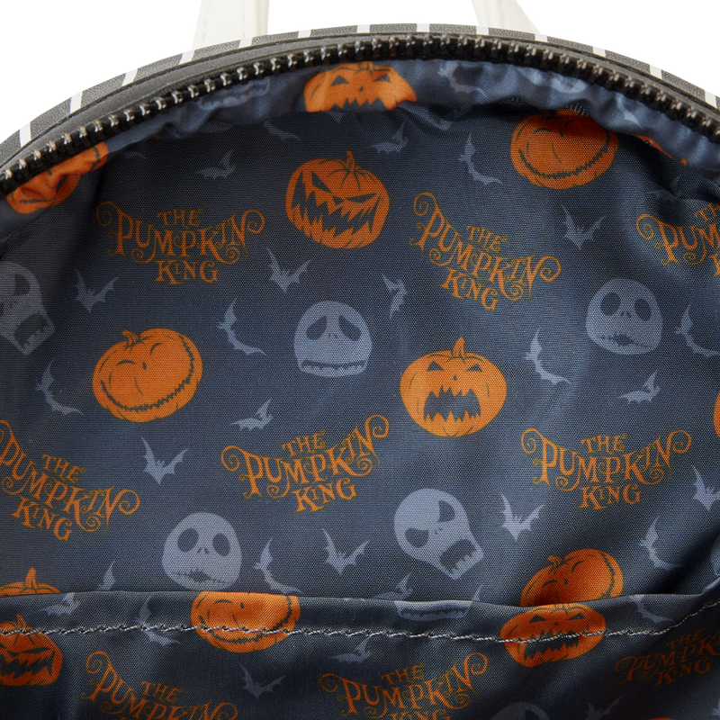 Nightmare Before Christmas Jack Pumpkin Glow Head Mini Backpack