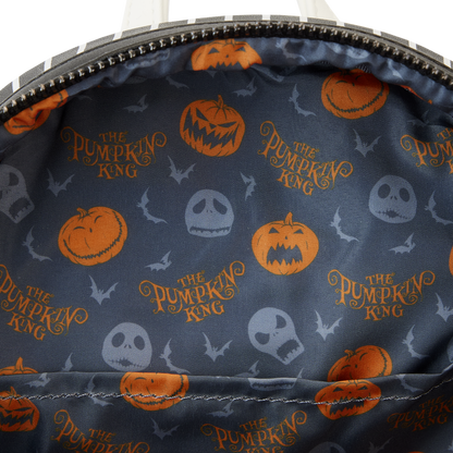 Nightmare Before Christmas Jack Pumpkin Glow Head Mini Backpack