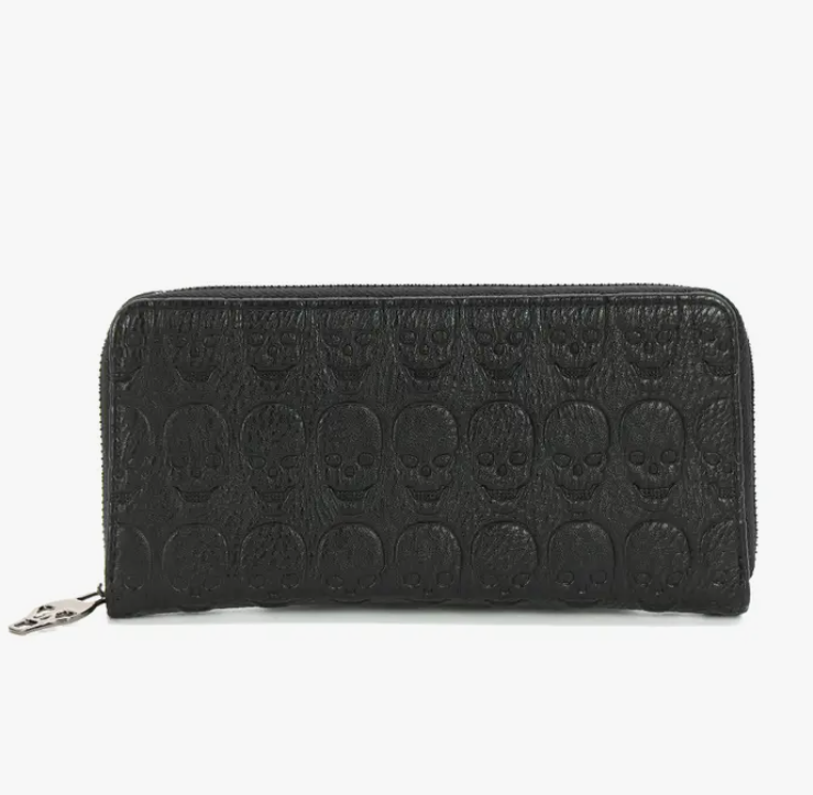 Embossed Skull Wallet