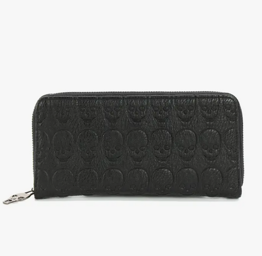 Embossed Skull Wallet