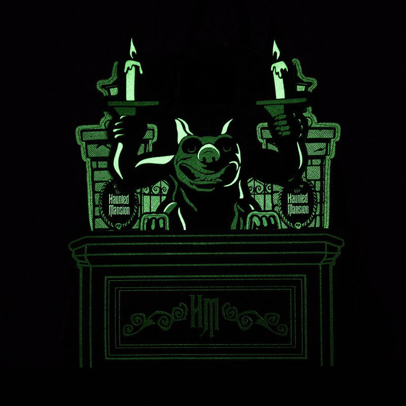 The Haunted Mansion Gargoyle Wallpaper Light Up Glow Mini Backpack