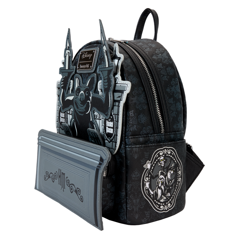 The Haunted Mansion Gargoyle Wallpaper Light Up Glow Mini Backpack