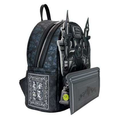 The Haunted Mansion Gargoyle Wallpaper Light Up Glow Mini Backpack