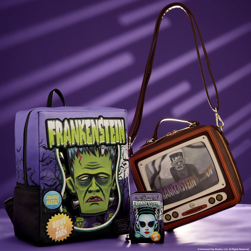 Universal Monsters Frankenstein Neon Mask Mini-Backpack