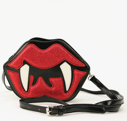 Vampire Mouth Crossbody Bag
