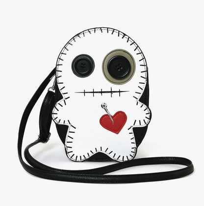 Stitched Voodoo Doll Crossbody Bag