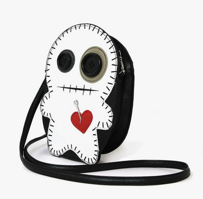 Stitched Voodoo Doll Crossbody Bag