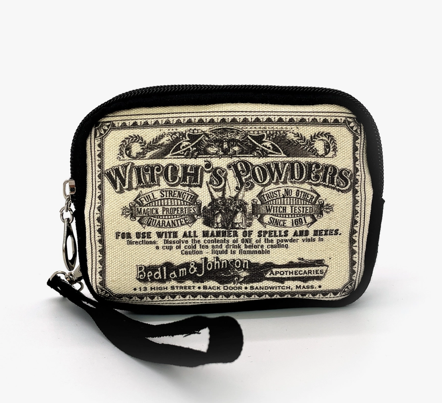 Witch's Powder Wristlet in Canvas