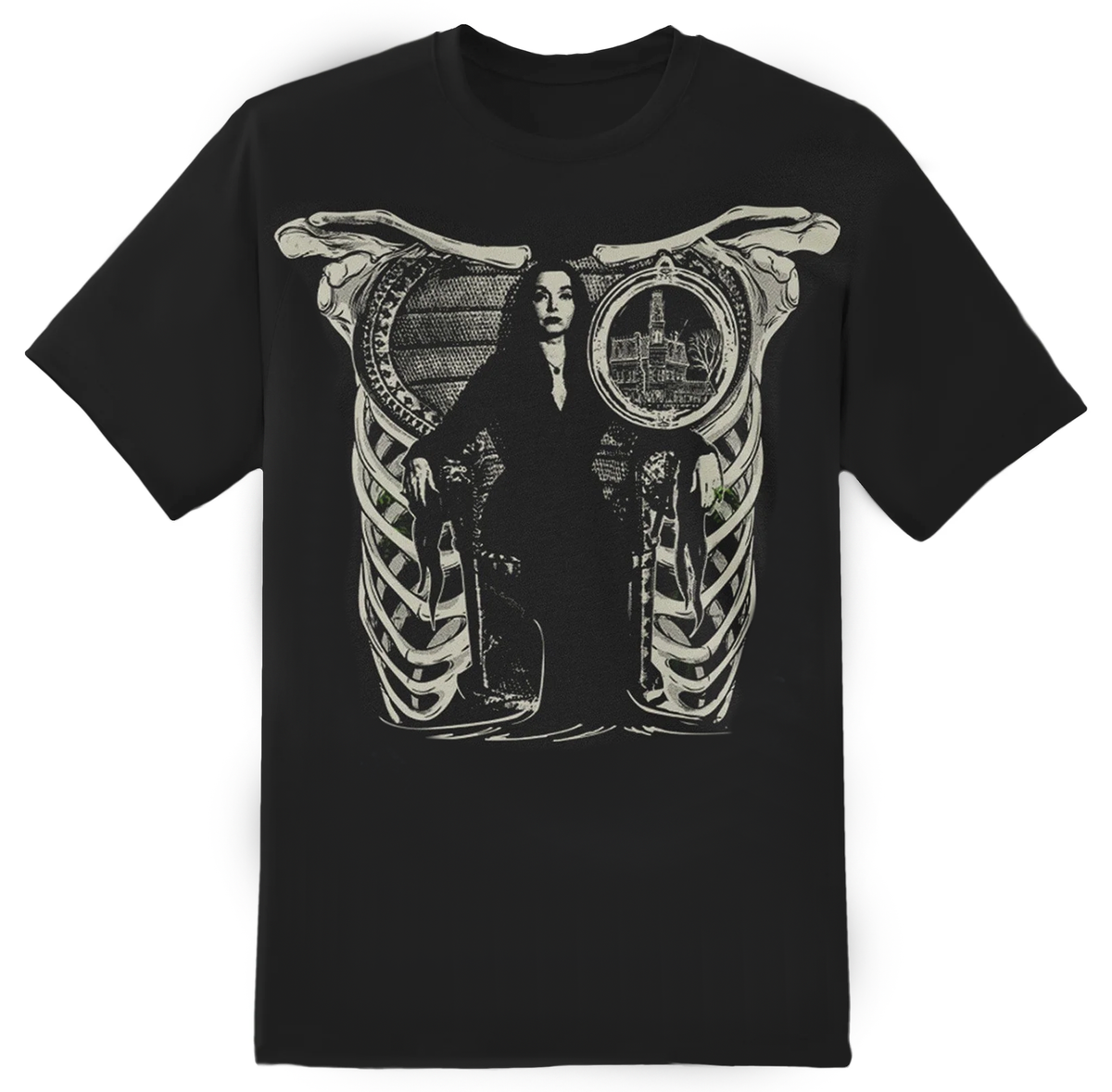 Morticia Addams Tee: L