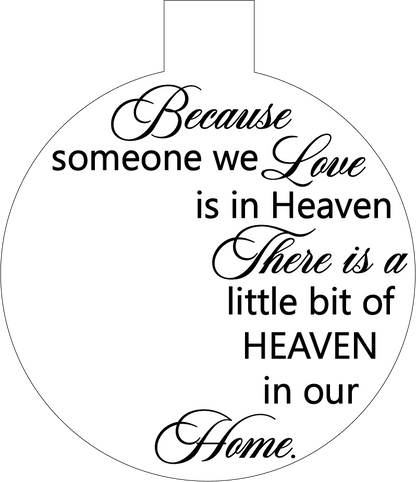 Angel Wing Memorial Ornament