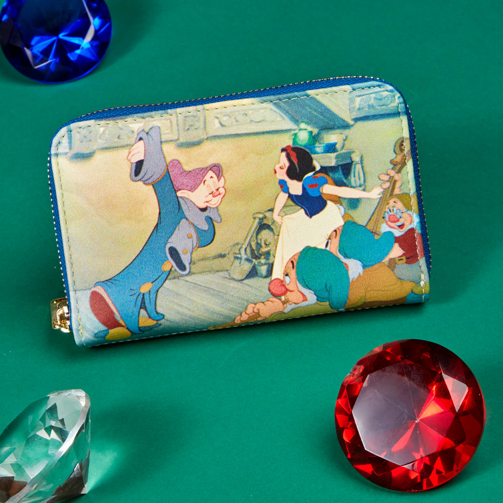 Loungefly Disney Snow White Scenes Zip Around Wallet