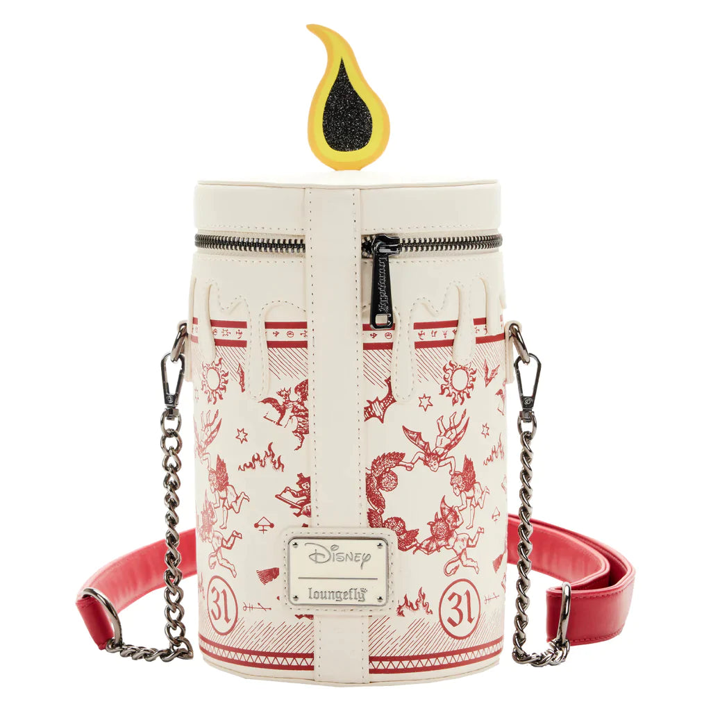 Hocus Pocus Black Flame Glow Candle Crossbody Bag