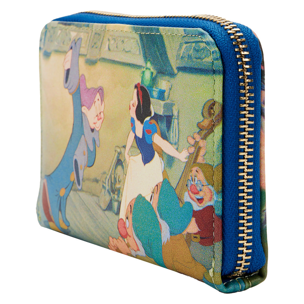 Loungefly Disney Snow White Scenes Zip Around Wallet