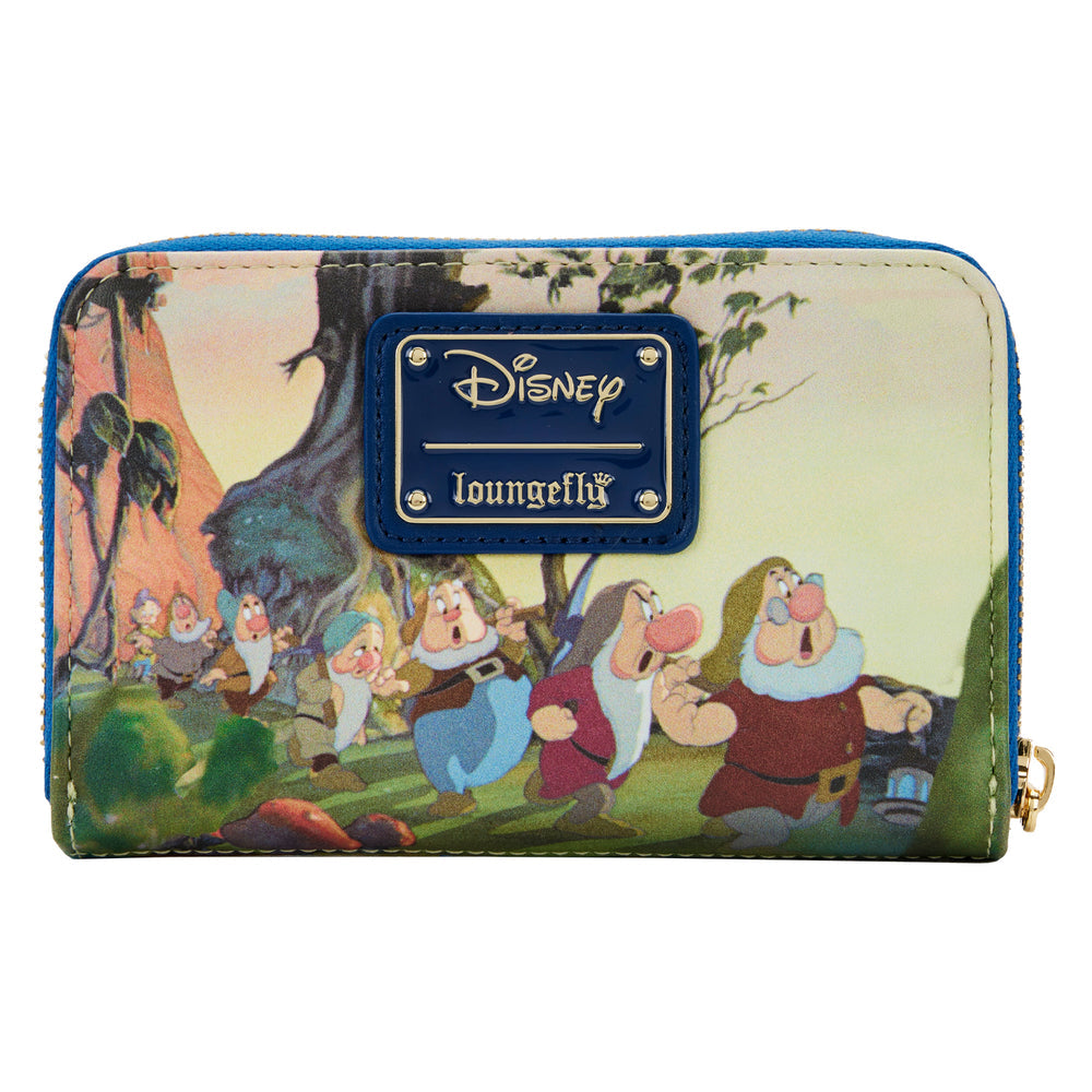 Loungefly Disney Snow White Scenes Zip Around Wallet