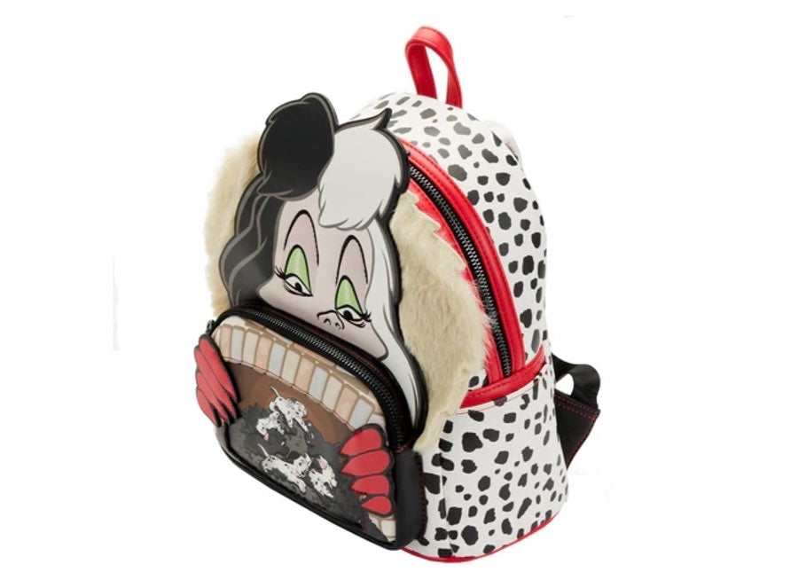 Loungefly 101 Dalmatians Cruella De Villains Scene Mini Backpack