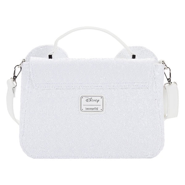Loungefly Minnie Mouse Sequin Wedding Crossbody Bag