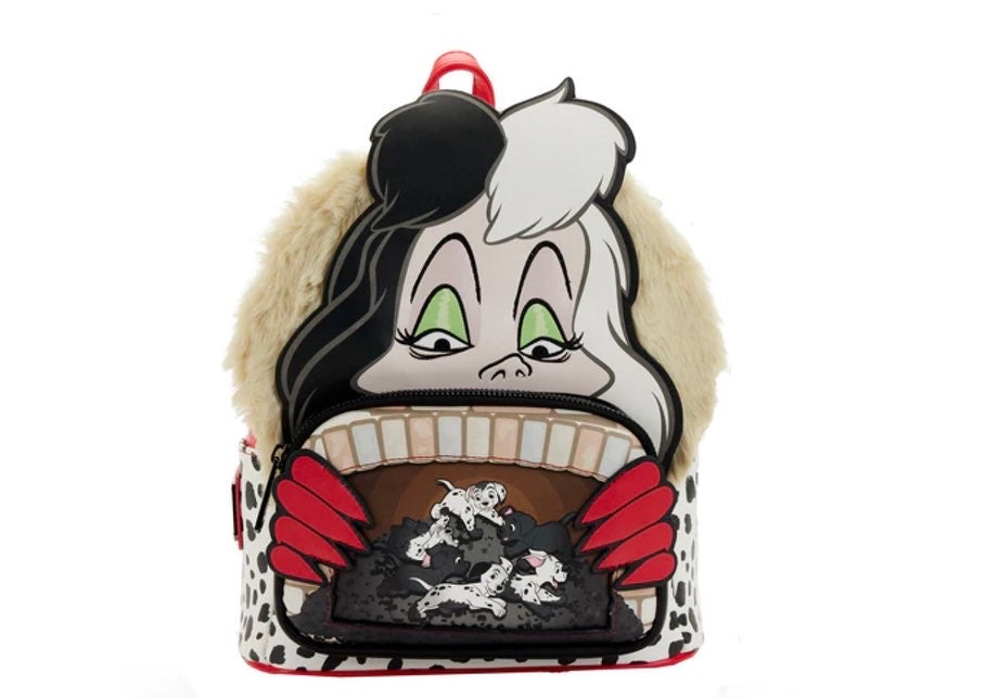 Loungefly 101 Dalmatians Cruella De Villains Scene Mini Backpack