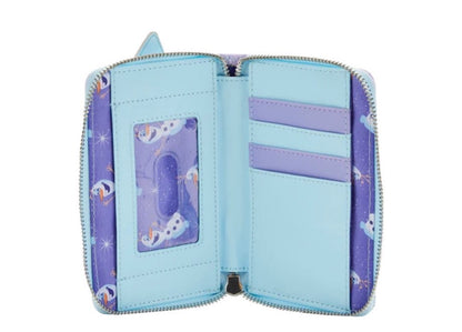 Loungefly Frozen Queen Elsa Castle Zip Around Wallet