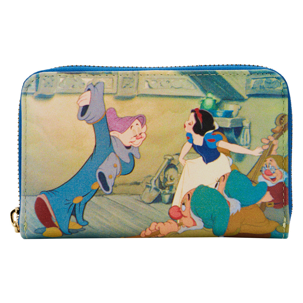 Loungefly Disney Snow White Scenes Zip Around Wallet