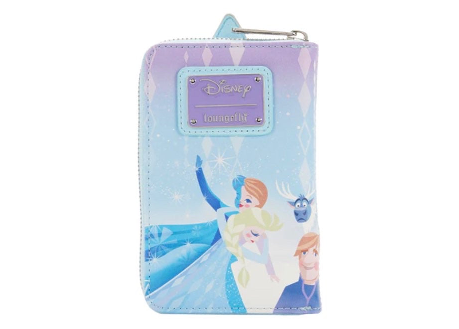 Loungefly Frozen Queen Elsa Castle Zip Around Wallet