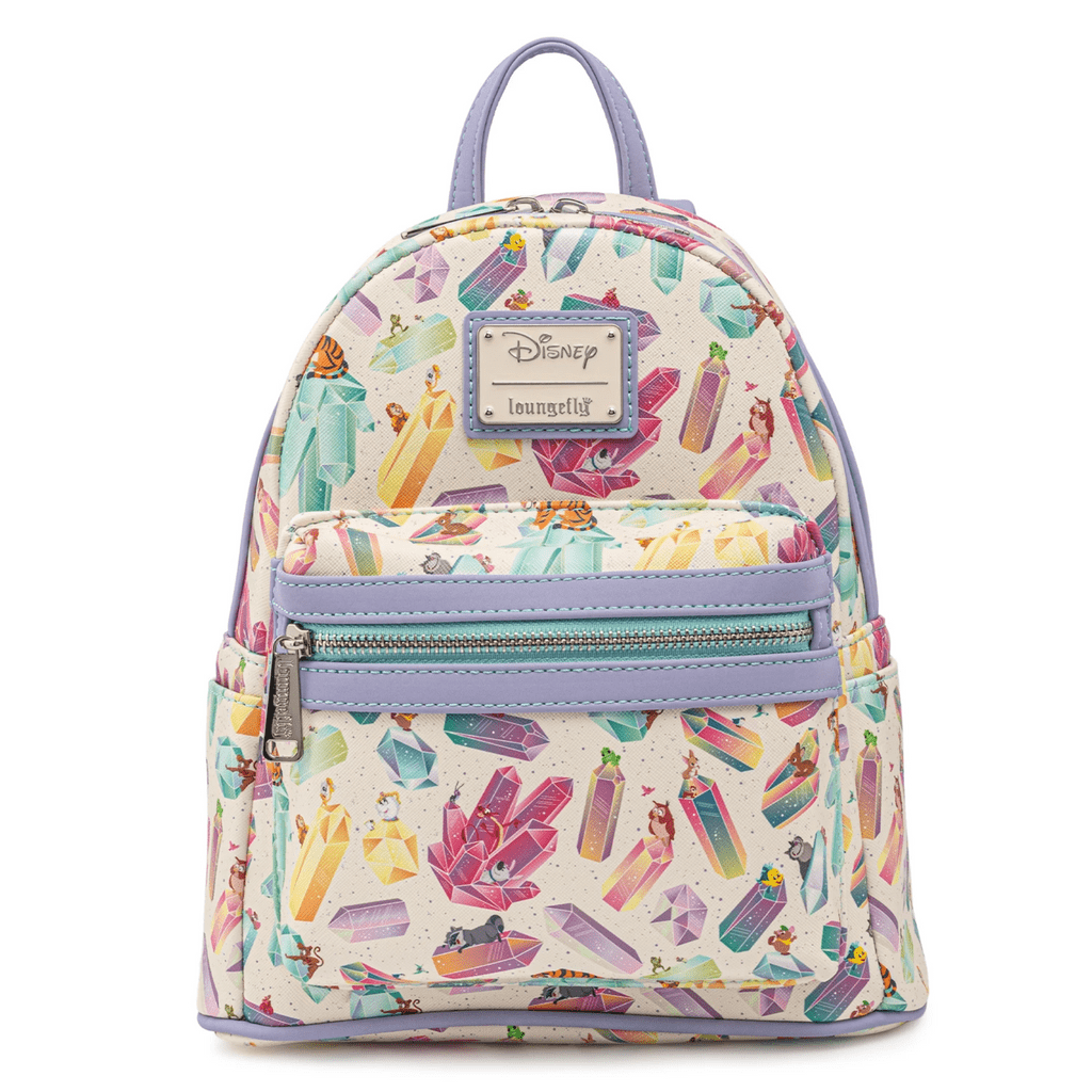 Loungefly Disney Crystal Sidekicks All Over Print Mini Backpack